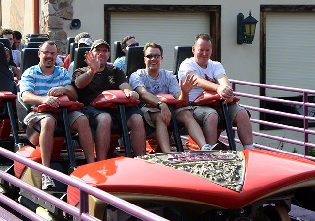 The Apollo's Chariott Roller Coaster at Busch Gardens Europe, Williamsburg, Virginia