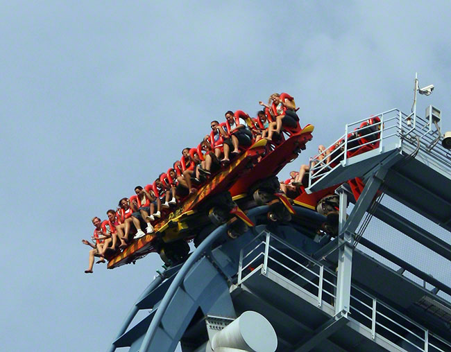 The Griffon Roller Coaster at Busch Gardens Europe, Williamsburg, Virginia