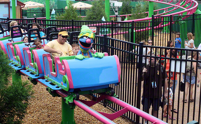 The Grovers Alpine Express Roller Coaster at Busch Gardens Europe, Williamsburg, Virginia