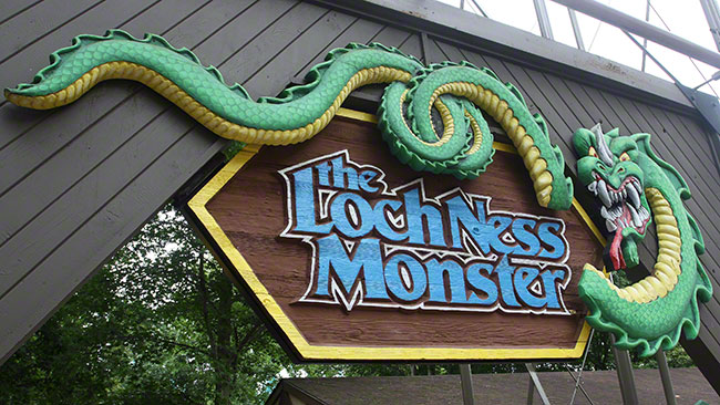 The Loch Ness Monster Roller Coaster at Busch Gardens Europe, Williamsburg, Virginia