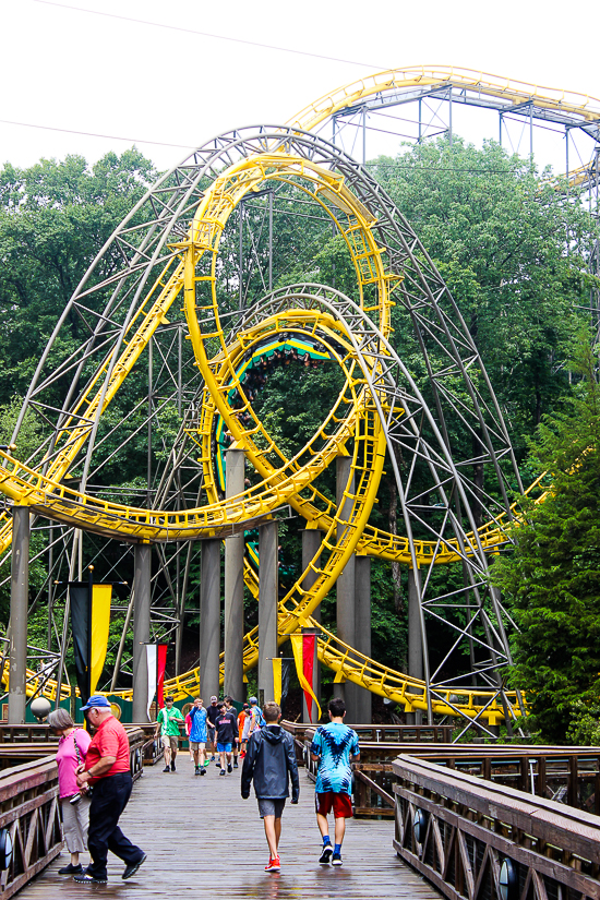The Loch Ness Monster Roller Coaster- The American Coaster Enthusiasts Coaster Con 41 at Busch Gardens Williamsburg, Williamsburg, Virginia