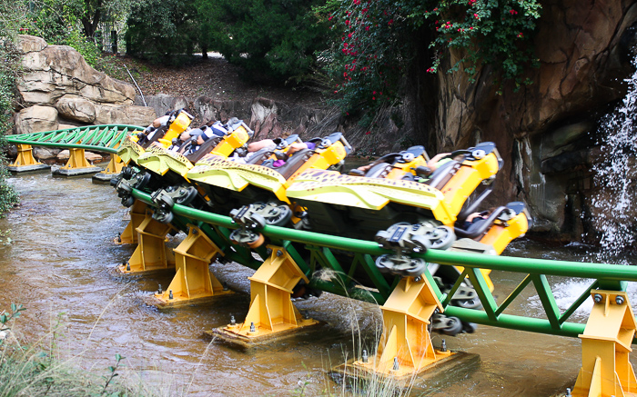The Cheetah Hunt roller coaster at Busch Gardens Tampa, Tampa, Florida
