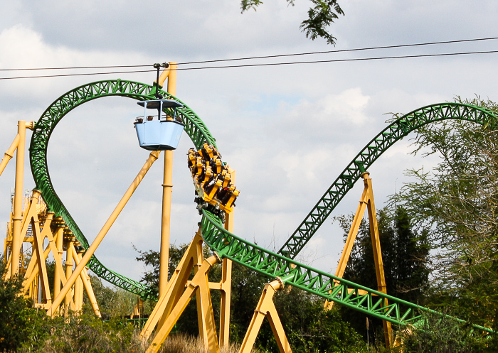 The Cheetah Hunt roller coaster at Busch Gardens Tampa, Tampa, Florida