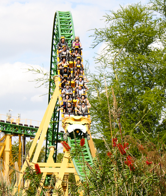 The Cheetah Hunt roller coaster at Busch Gardens Tampa, Tampa, Florida