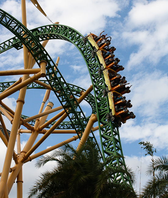 The Cheetah Hunt roller coaster at Busch Gardens Tampa, Tampa, Florida