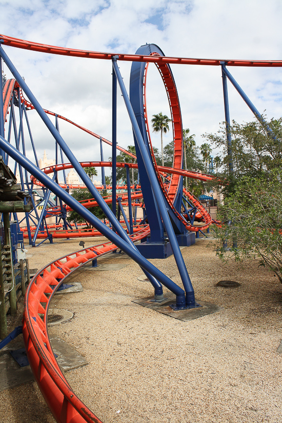 The Scorpion Rollercoaster at Busch Gardens Tampa, Tampa, Florida
