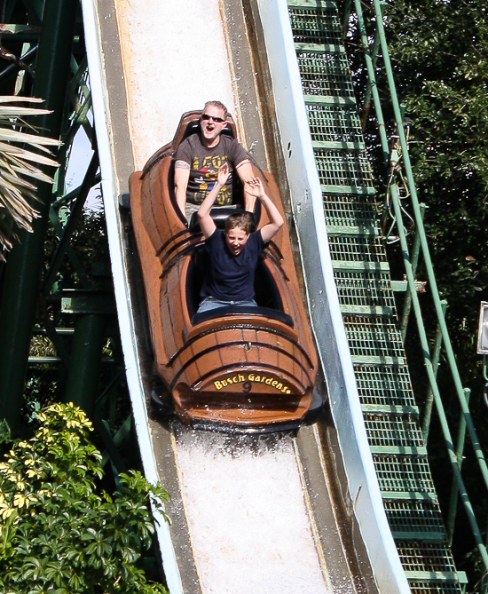 Stanley Falls Flume at Busch Gardens Tampa, Tampa, Florida