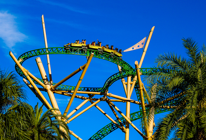 The Cheetah Hunt roller coaster at Busch Gardens Tampa, Tampa, Florida