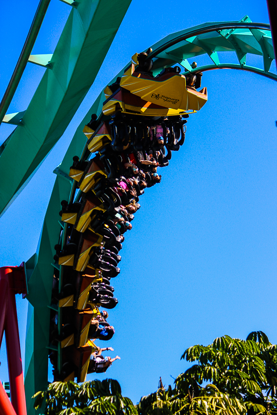 The Bolliger & Mabillard designed Kumba Roller Coaster at Busch Gardens Tampa, Tampa, Florida