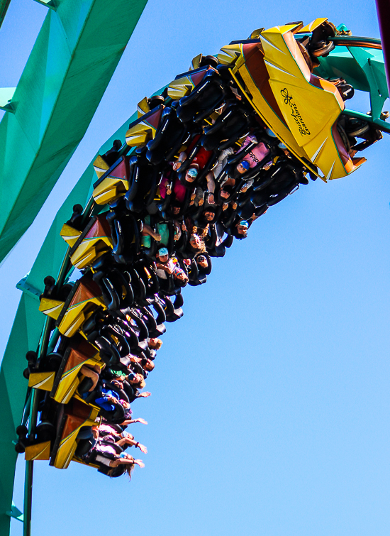 The Bolliger & Mabillard designed Kumba Roller Coaster at Busch Gardens Tampa, Tampa, Florida