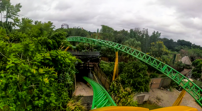 The Cheetah Hunt Rollercoaster at Busch Gardens, Tampa, Florida