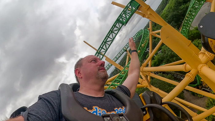 The Cheetah Hunt rollercoaster at Busch Gardens Tampa, Tampa, Florida
