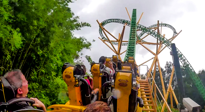 The Cheetah Hunt Rollercoaster at Busch Gardens Tampa, Tampa, Florida