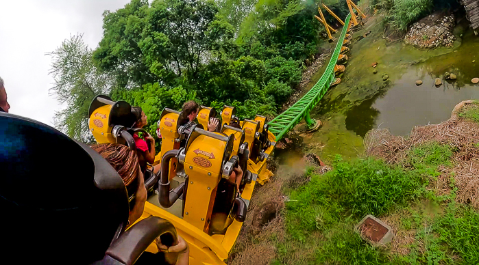 The Cheetah Hunt rollercoaster at Busch Gardens Tampa, Tampa, Florida