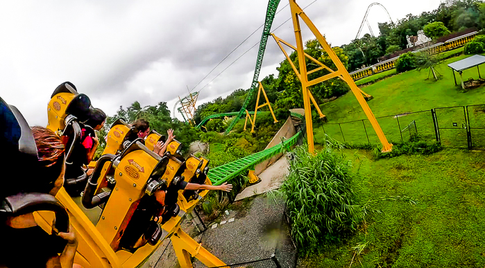 The Cheetah Hunt Rollercoaster at Busch Gardens Tampa, Tampa, Florida
