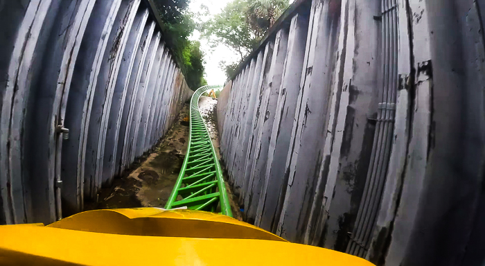 The Cheetah Hunt rollercoaster at Busch Gardens Tampa, Tampa, Florida