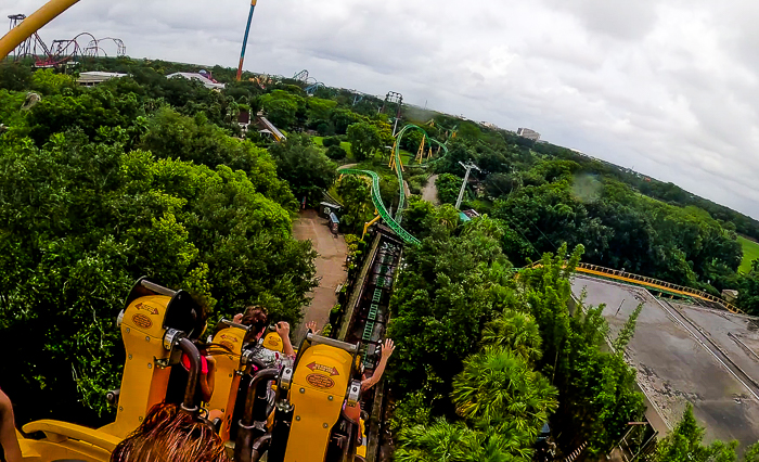 The Cheeta Hunt rollercoaster at Busch Gardens Tampa, Tampa, Florida