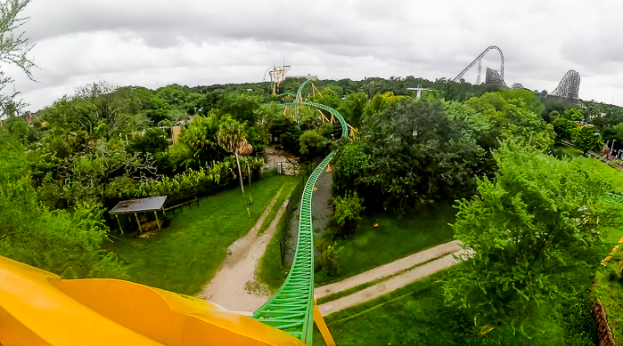 The Cheetah Hunt Rollercoaster at Busch Gardens, Tampa, Florida