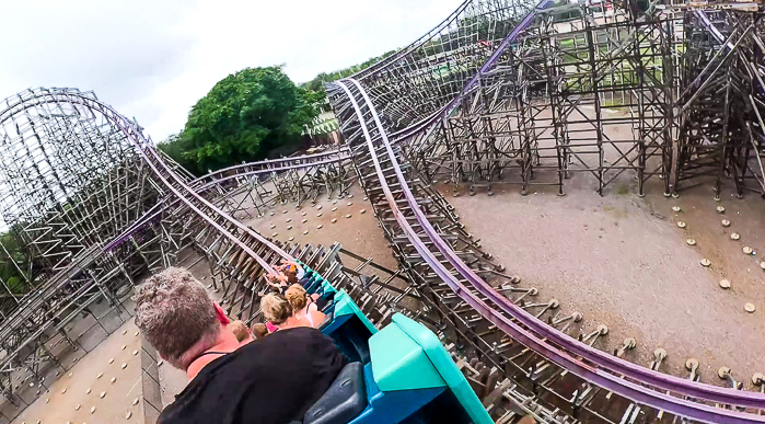 The Iron Gwazi rollercoaster at Busch Gardens Tampa, Tampa, Florida