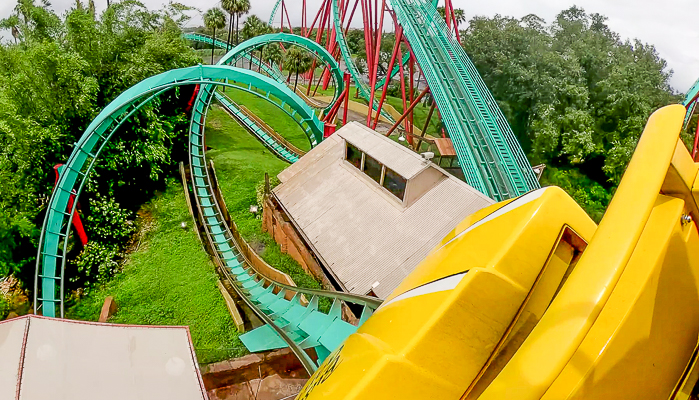 The Kumba Rollercoaster at Busch Gardens Tampa, Tampa, Florida
