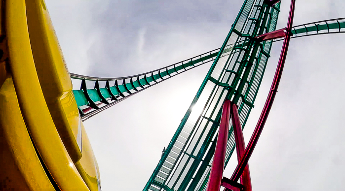 The Kumba Rollercoaster at Busch Gardens, Tampa, Florida