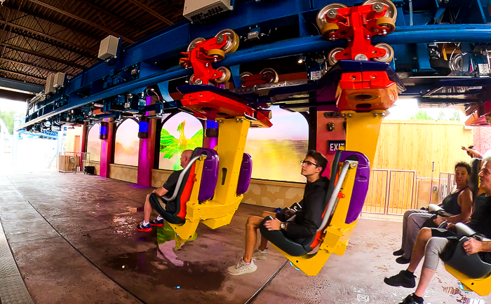 The new for 2024 Phoenix Rising Rollercoaster at Busch Gardens Tampa, Tampa, Florida