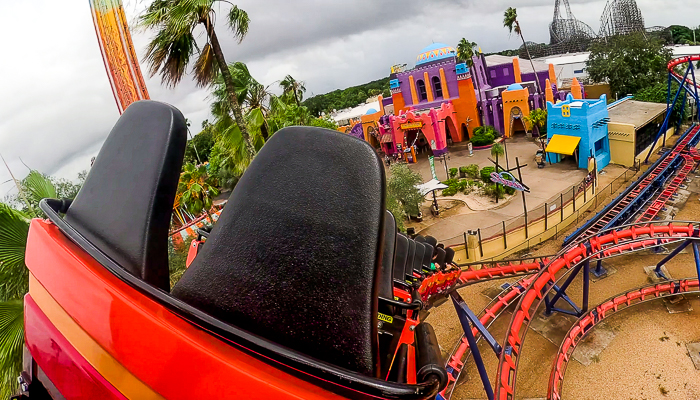 The Scorpion Rollercoaster at Busch Gardens Tampa, Tampa, Florida