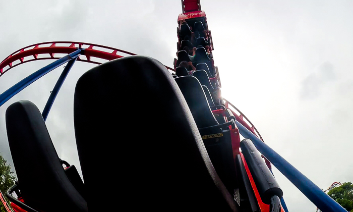 The Scorpion Rollercoaster at Busch Gardens Tampa, Tampa, Florida