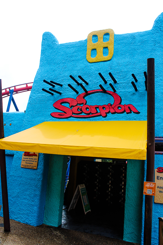 The Scorpion Rollercoaster at Busch Gardens Tampa, Tampa, Florida