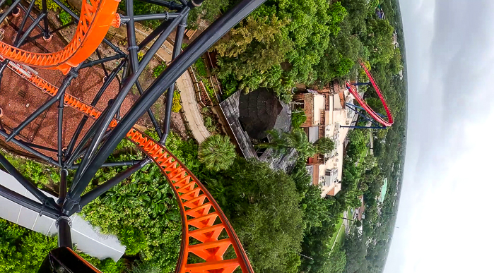 The Tigris Rollercoaster at Busch Gardens Tampa, Tampa, Florida