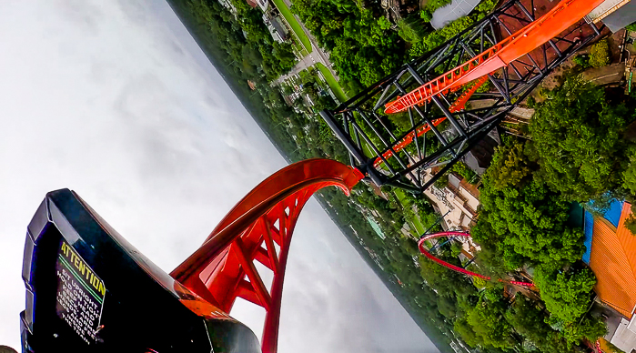 The Tigris Rollercoaster at Busch Gardens, Tampa, Florida