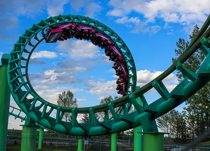 The Vortex Rollercoaster at Calaway Park, Springbank Alberta, Canada