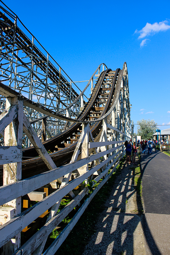 The National Amusement Devices designed Big Dipper Rollercoaster at Camden Park, Huntington West Virginia