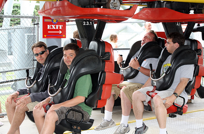 The Flight Deck Roller Coaster at Canada's Wonderland, Vaughn, Ontario, Canada