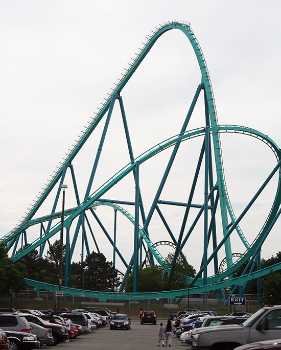 The Leviathan Roller Coaster at Canada's Wonderland, Vaughn, Ontario, Canada