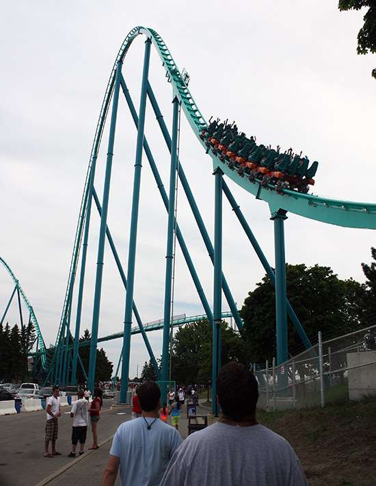 The Leviathan Roller Coaster at Canada's Wonderland, Vaughn, Ontario, Canada