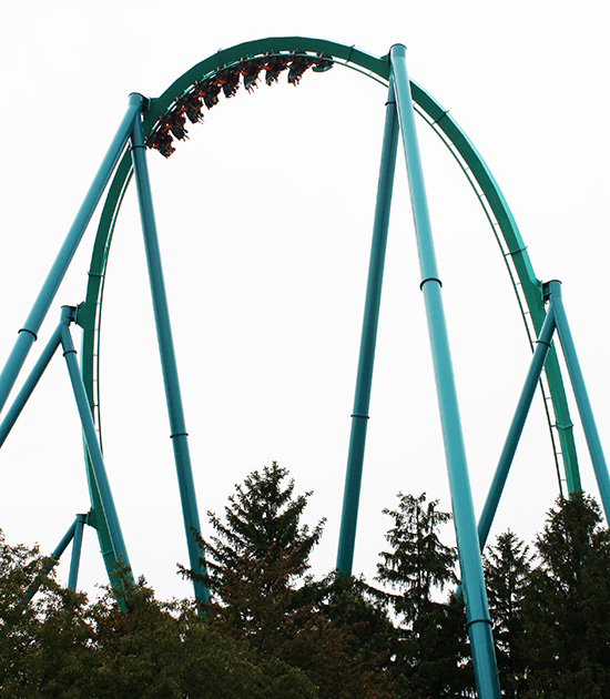 The Leviathan Roller Coaster at Canada's Wonderland, Vaughn, Ontario, Canada