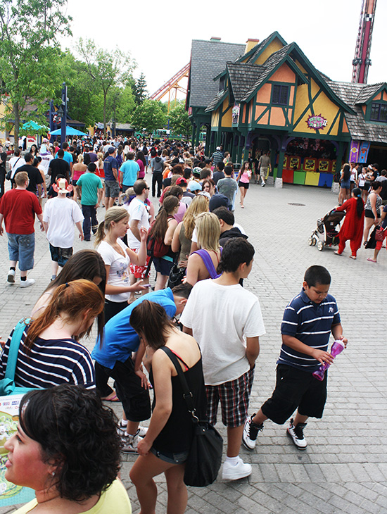 The Leviathan Roller Coaster at Canada's Wonderland, Vaughn, Ontario, Canada