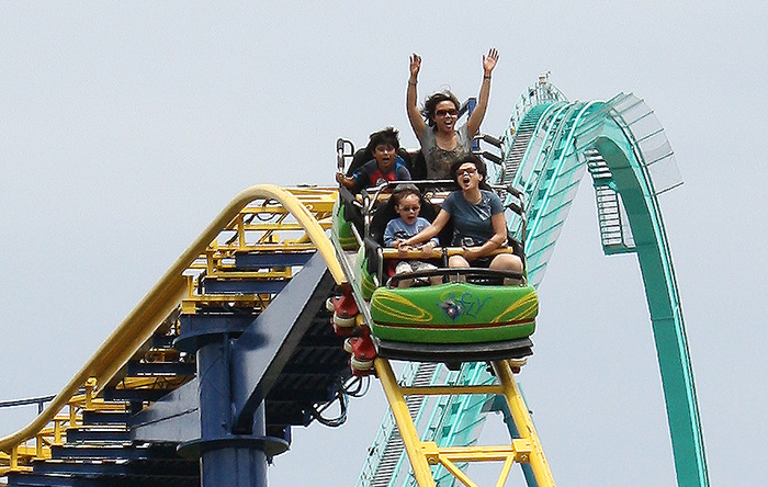 The Fly Roller Coaster at Canada's Wonderland, Vaughn, Ontario, Canada
