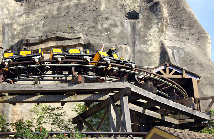 The Thunder Run Roller Coaster at Canada's Wonderland, Vaughn, Ontario, Canada