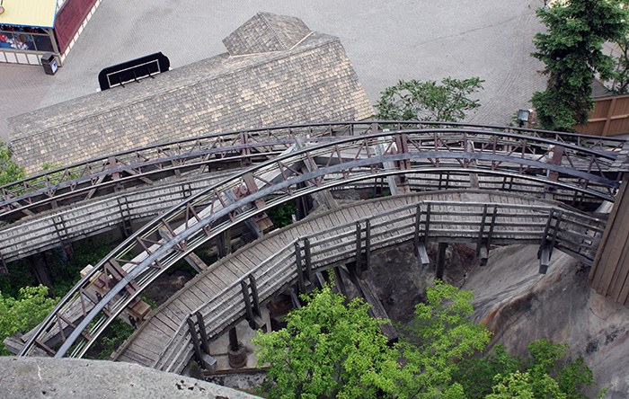 The Thunder Run Roller Coaster at Canada's Wonderland, Vaughn, Ontario, Canada
