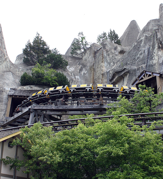 The Thunder Run Roller Coaster at Canada's Wonderland, Vaughn, Ontario, Canada