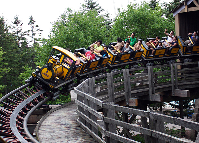 The Thunder Run Roller Coaster at Canada's Wonderland, Vaughn, Ontario, Canada