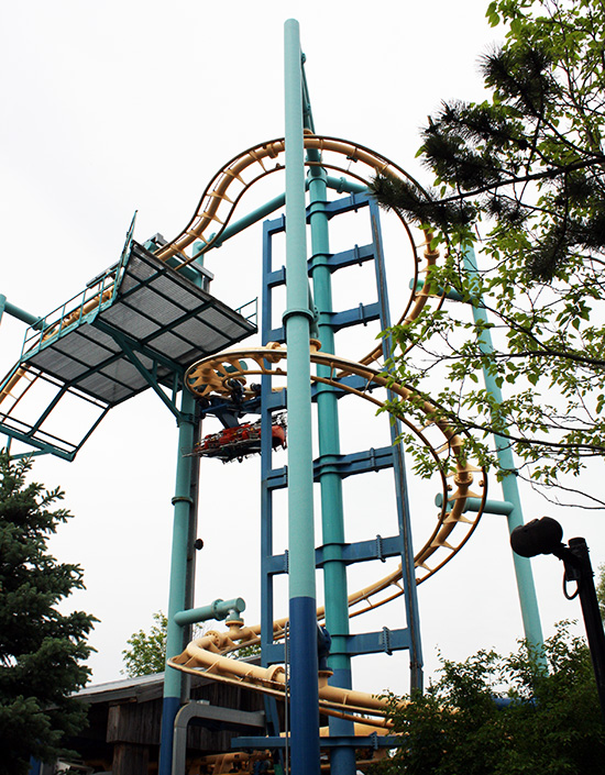 The Time Warp Roller Coaster at Canada's Wonderland, Vaughn, Ontario, Canada