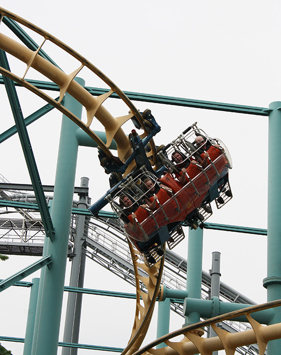 The Time Warp  Roller Coaster at Canada's Wonderland, Vaughn, Ontario, Canada