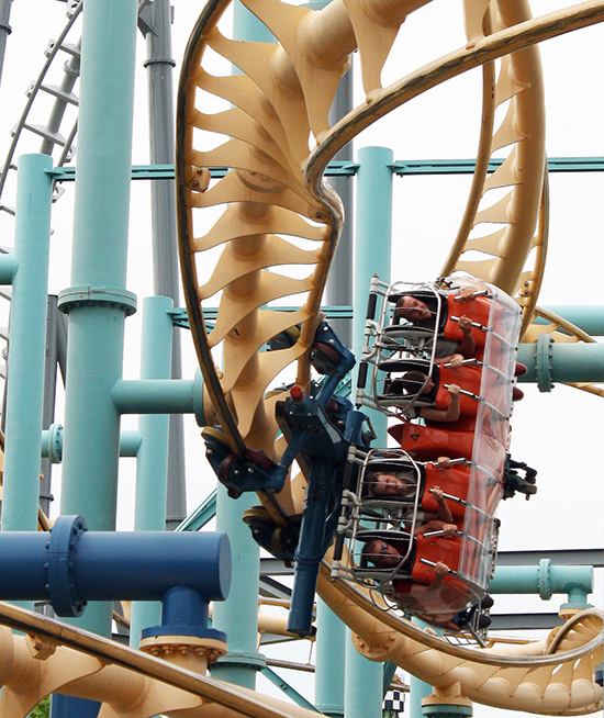 The Time Warp Roller Coaster at Canada's Wonderland, Vaughn, Ontario, Canada