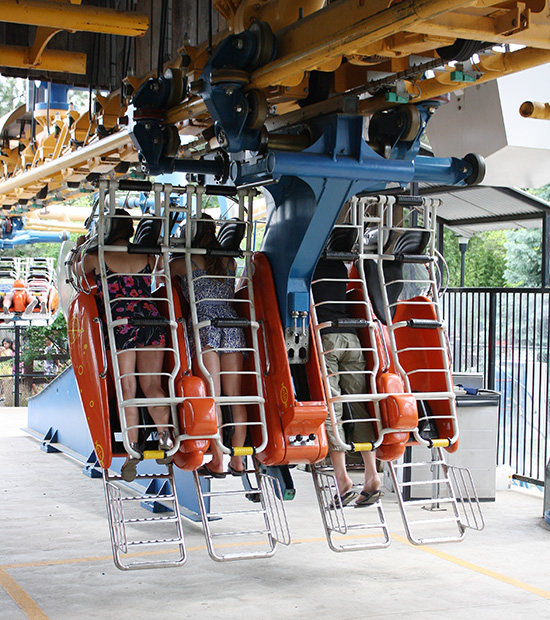 The Time Warp Roller Coaster at Canada's Wonderland, Vaughn, Ontario, Canada