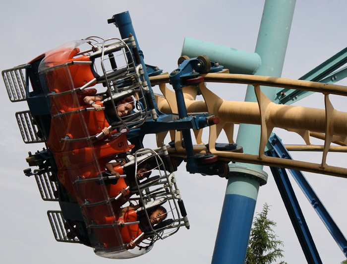 The Time Warp Roller Coaster at Canada's Wonderland, Vaughn, Ontario, Canada