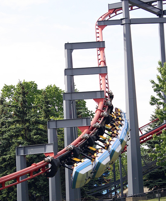 The Vortex Roller Coaster at Canada's Wonderland, Vaughn, Ontario, Canada