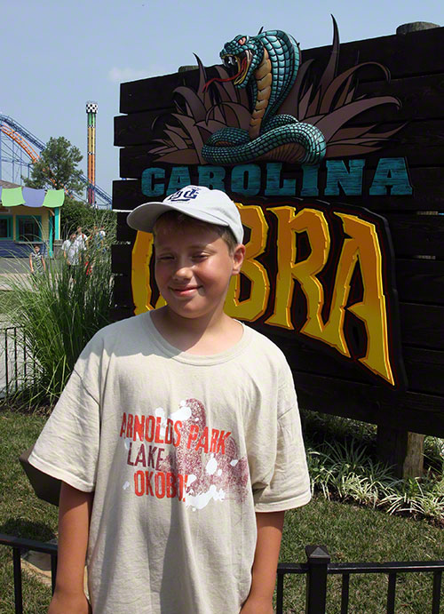The Carolina Cobra Roller Coaster at Carowinds, Charlotte, North Carolina